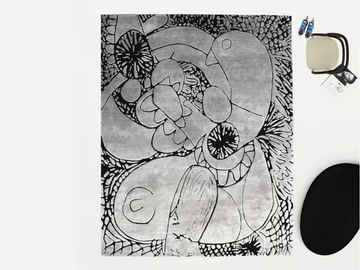 AUTOMATIC DRAWING - Custom handmade rug by HENZEL STUDIO - view 3
